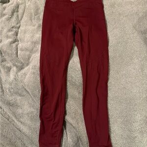 Red Fabletics Athletic Leggings M
